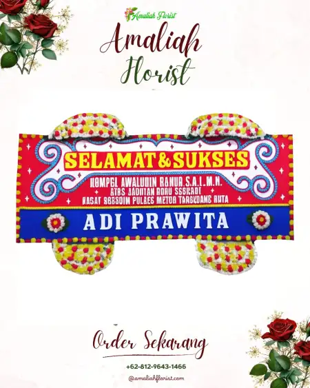 Papan Bunga Ucapan Selamat Suwalan